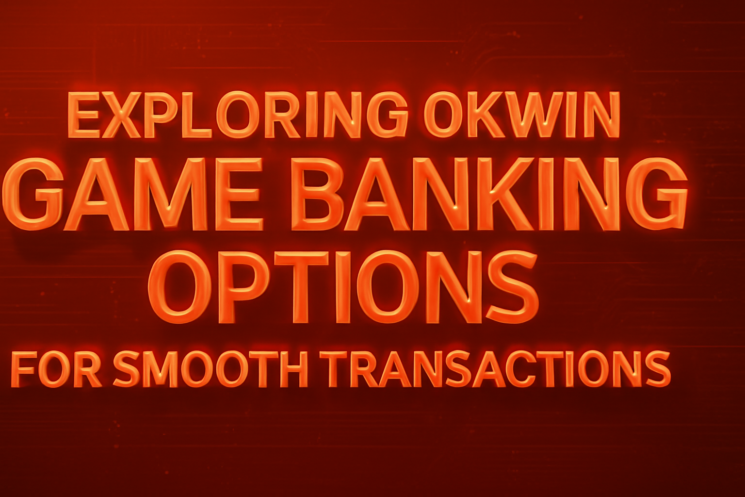 Informational scene depicting secure account management for Okwin Game.
