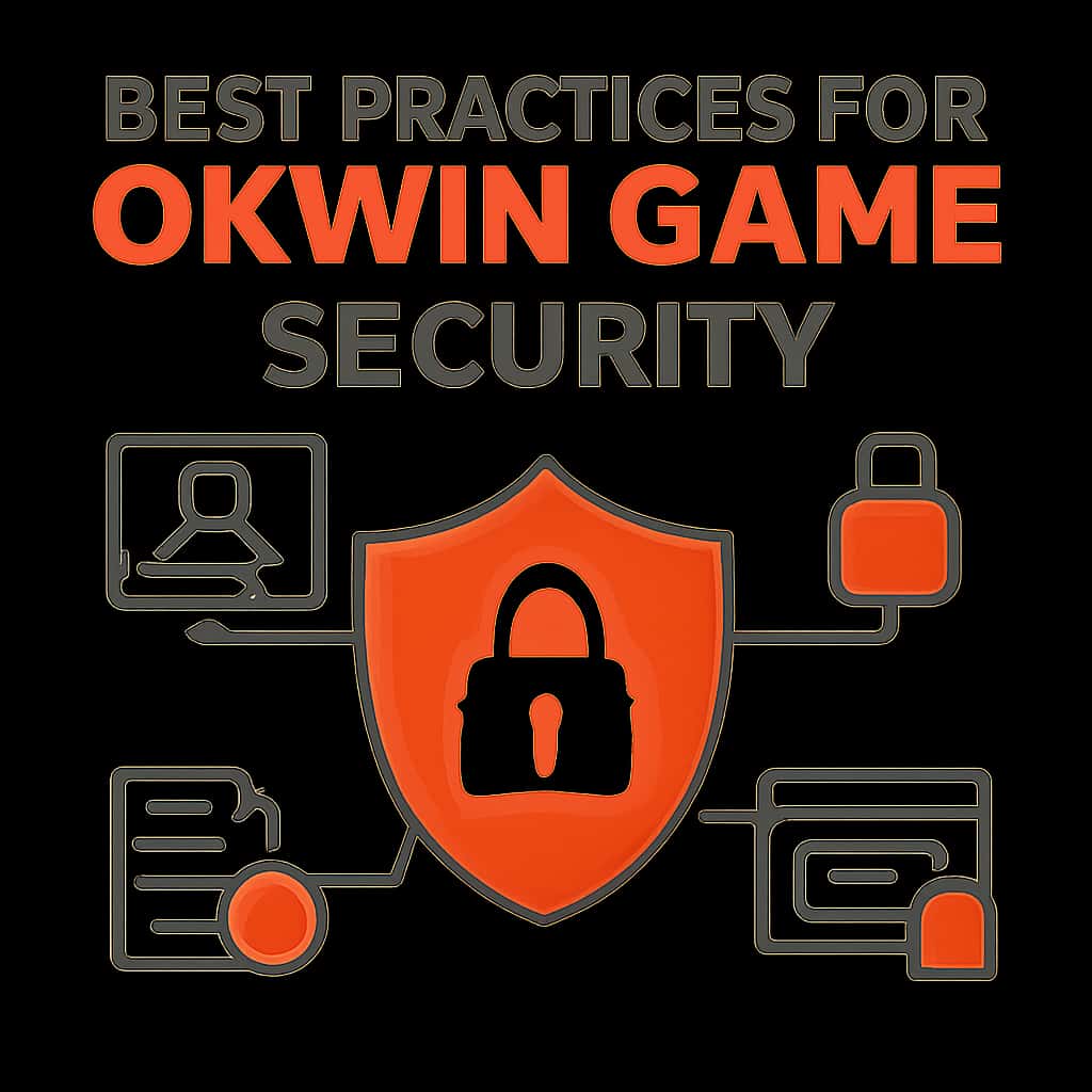 An educational diagram illustrating Okwin Game security practices.