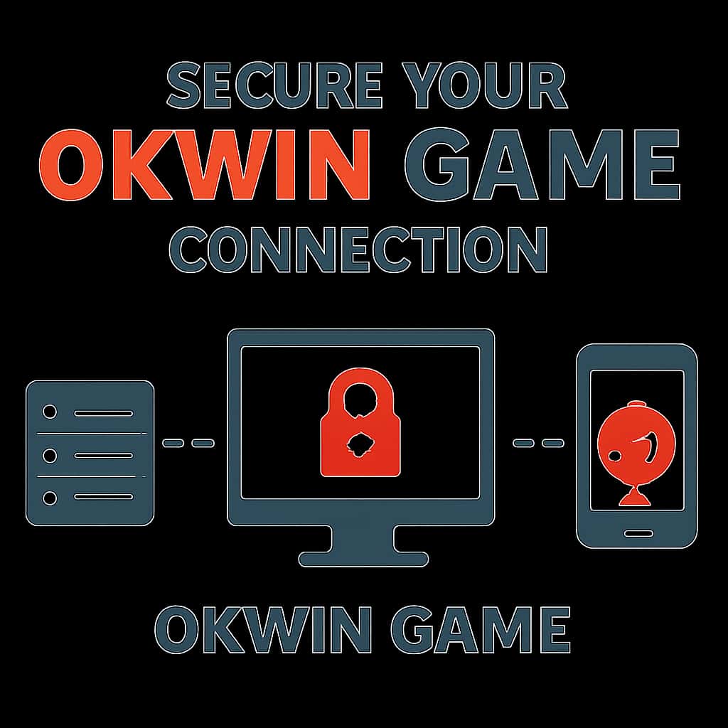 Diagram illustrating secure practices for Okwin Game connection.