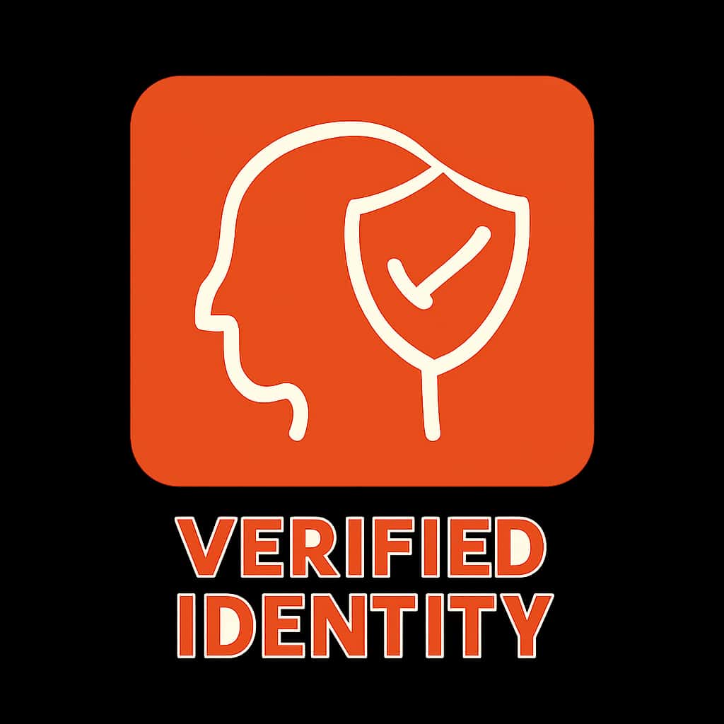 Icon representing the verification of Okwin Game identity.